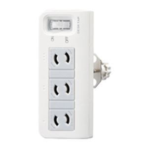 （まとめ）エレコム ELECOM デスクタップ T-DK2320CBS 3個口／2m 【×5セット】