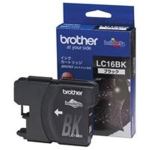 (業務用8セット) brother ブラザー工業 インクカートリッジ 純正 【LC16BK】 ブラック(黒)