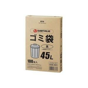 （まとめ）ジョインテックス ゴミ袋LDD黒45L 100枚 N138J-45【×5セット】