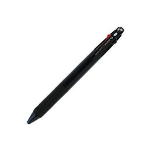 （まとめ）三菱鉛筆 JETSTREAMノック式4色BP 透明ブラック【×10セット】