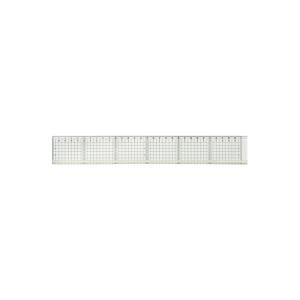 （まとめ）マービー 方眼カッティング定規滑止付30cm 014-0163【×4セット】