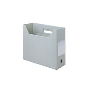 （まとめ）プラス ボックスファイル レギュラー FL-023BF SLG【×10セット】