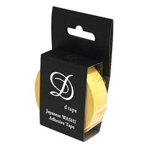 (業務用セット) 和紙マスキングテープD tape／プレーン／15MM／イエロー DT15-PLAIN-Y【×20セット】