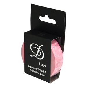 (業務用セット) 和紙マスキングテープD tape／ドット／15MM／ライトピンク DT15-DOT-LP【×20セット】
