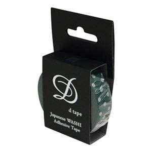 (業務用セット) 和紙マスキングテープD tape／ドット／15MM／グリーン DT15-DOT-G【×20セット】