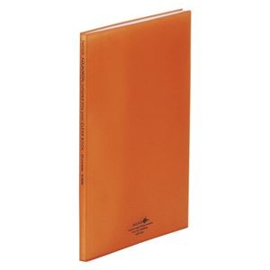 （業務用セット） リヒトラブ AQUA DROPs クリヤーブック A4判タテ型（20ポケット） N-5000-4 橙 1冊入 【×10セット】