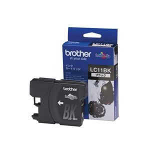 （まとめ） ブラザー インクジェットカートリッジ LC11BK ブラック 1個入 【×3セット】