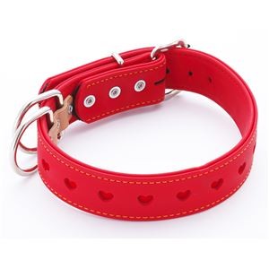 ヤマヒサ BL ハーティ平首輪 24mm レッド 【首輪】【ペット用品】