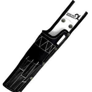 （まとめ）電工ポケット WAIST GEAR 【充電ドライバー差し×5セット】 ホワイト（白） マーベル MDP-100AW