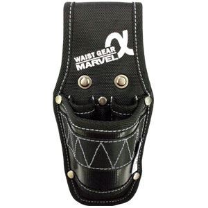 （まとめ）電工ポケット WAIST GEAR 【ドライバー2本/ペンチ差し】×5セット ホワイト（白） マーベル MDP-63AW