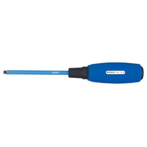 (まとめ)絶縁ソフトタイプ  マイナスドライバー  【軸長150mm×5セット】  マーベル  MSZ-5-150