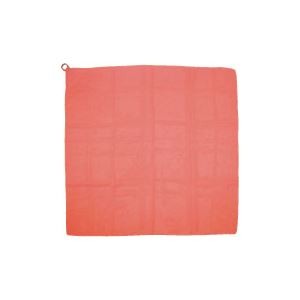 (まとめ)アーテック カラースカーフ 700×700mm ポリエステル製 ループ付き レッド(赤) 【×30セット】