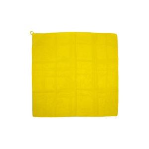 (まとめ)アーテック カラースカーフ 700×700mm ポリエステル製 ループ付き イエロー(黄) 【×30セット】