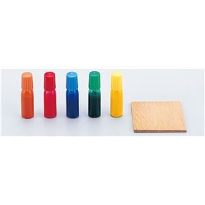 (まとめ)アーテック 和紙染め絵具(ベニヤ付) 5色組(説明書入) 【×15セット】