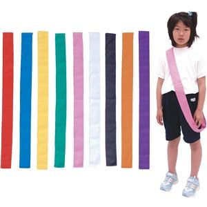(まとめ)アーテック カラーたすき/襷 【巾60mm×1.5m】 綿100% ブルー(青) 【×40セット】