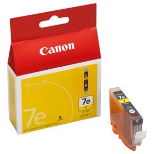 （まとめ） キヤノン Canon インクタンク BCI-7eY イエロー 0367B001 1個 【×4セット】
