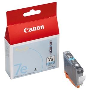 （まとめ） キヤノン Canon インクタンク BCI-7ePC フォトシアン 0368B001 1個 【×4セット】