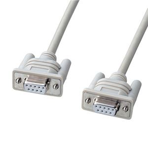 (まとめ) サンワサプライ エコRS-232Cクロスケーブル D-Sub9pinメス 2.0m KR-ECLK2 1本 【×3セット】