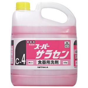 （まとめ） ニイタカ スーパーサラセン 4K（C-4） 業務用 4kg 1本 【×2セット】