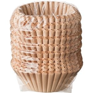(まとめ) イーナ 立ロシ 業務用コーヒーフィルター 無漂白 25cm ENA-T-101 1パック(250枚) 【×4セット】