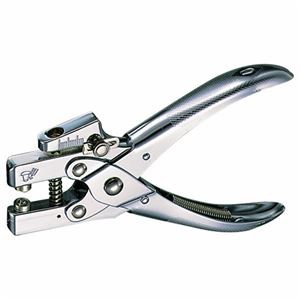 （まとめ） ライオン事務器 ハトメパンチ ロッド錐1穴式 20枚穿孔 No.1 1台 【×2セット】
