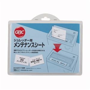 (まとめ) アコ・ブランズ シュレッダー用 メンテナンスシート OP12S 1パック(12枚) 【×5セット】
