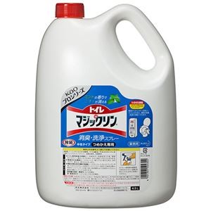 (まとめ) 花王 トイレマジックリン 消臭・洗浄スプレー ミントの香り 業務用 4.5L 1本 【×2セット】