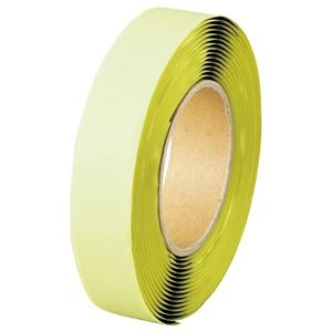 (まとめ) ジャック ボアテープ A面(オス) 25mm×5m 黒 RA2505 1巻 【×4セット】