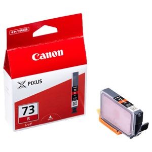 （まとめ） キヤノン Canon インクタンク PGI-73R レッド 6400B001 1個 【×5セット】
