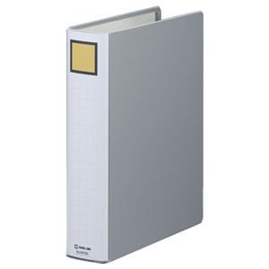 (まとめ) キングファイル スーパードッチ(脱・着)イージー A4タテ 500枚収容 背幅66mm グレー 2475A 1冊 【×10セット】