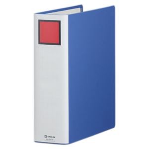 (まとめ) キングファイル スーパードッチ(脱・着)イージー A4タテ 700枚収容 背幅86mm 青 2477A 1冊 【×10セット】