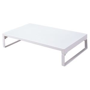 （まとめ） リヒトラブ 机上台 W390×D250×H80mm 白 A-7330-0 1台 【×2セット】