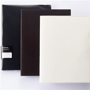(まとめ) プロッシモ リサイクルレザーファイル A4 背幅15mm ブラック PRORLFA4BK 1冊 【×2セット】