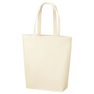 (まとめ) ジーナス コットンバッグ トート型 ヨコ370×タテ360×マチ幅100mm 98100 1パック(10枚) 【×4セット】