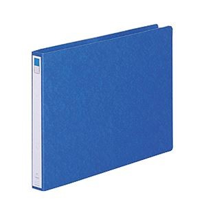 (まとめ) リヒトラブ リングファイル(ツイストリング) A3ヨコ 2穴 200枚収容 背幅35mm 藍 F-835UN-5 1冊 【×5セット】