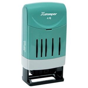 （まとめ） シヤチハタ Xスタンパー 回転日付印 欧文日付 4号 黒 XNDB-4／H-K 1個 【×2セット】