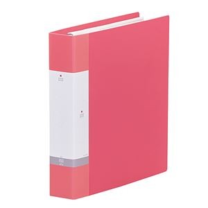 (まとめ) リヒトラブ リクエスト クリヤーブック(クリアブック)(ポケット交換タイプ) A4タテ 30穴 45ポケット付属 背幅55mm 赤 G3806-3 1冊 【×4セット】