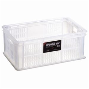 (まとめ) 天馬 ワーク・イン M W407×D257×H156mm クリア 1個 【×4セット】