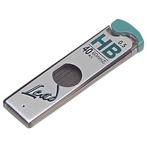 (まとめ) プラチナ プラチナシャープ SHARP芯 P-LEAD 0.5mm HB シン5Q-200A#4 1セット(400本：40本×10個) 【×5セット】