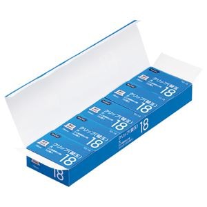 （まとめ） TANOSEE 替玉クリップ 大 1セット（500発：100発×5箱） 【×2セット】