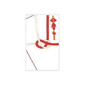 (まとめ) 赤城 紅白7本 金封 祝無地 大阪折 キ162 1セット(10枚) 【×5セット】