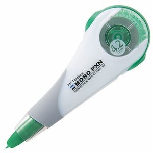 （まとめ） トンボ鉛筆 修正テープ モノPXN4 本体 4.2mm幅×6m 緑 CT-PXN4 1個 【×10セット】