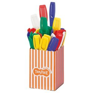 （まとめ） TANOSEE クリップペンシル 混色 1ケース（50本） 【×10セット】