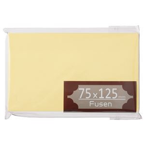 （まとめ） TANOSEE ふせん 75×125mm クリーム 1冊 【×20セット】