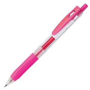 (まとめ) ゼブラ ゲルインクボールペン サラサクリップ 0.3mm ピンク JJH15-P 1本 【×60セット】