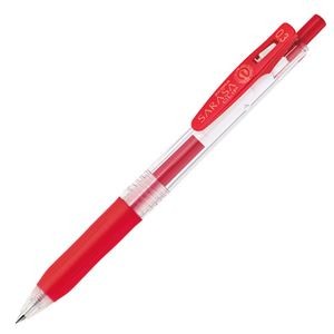 (まとめ) ゼブラ ゲルインクボールペン サラサクリップ 0.3mm 赤 JJH15-R 1本 【×60セット】