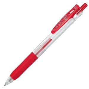 (まとめ) ゼブラ ゲルインクボールペン サラサクリップ 0.4mm 赤 JJS15-R 1本 【×60セット】