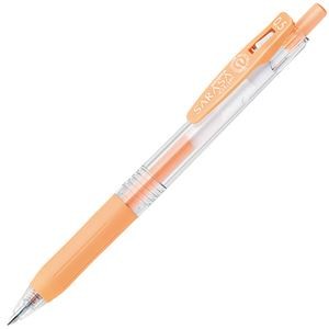(まとめ) ゼブラ ゲルインクボールペン サラサクリップ 0.5mm ミルクオレンジ JJ15-MKOR 1本 【×60セット】