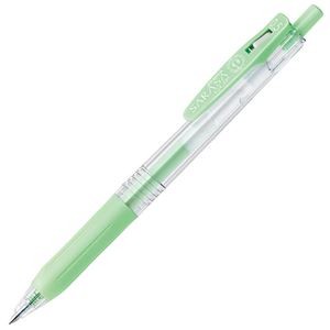 (まとめ) ゼブラ ゲルインクボールペン サラサクリップ 0.5mm ミルクグリーン JJ15-MKG 1本 【×60セット】