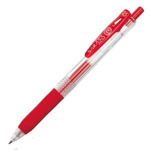 (まとめ) ゼブラ ゲルインクボールペン サラサクリップ 0.5mm 赤 JJ15-R 1本 【×60セット】